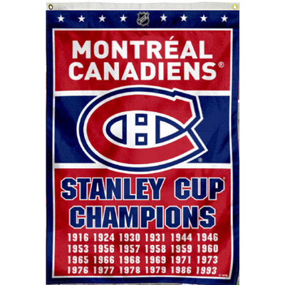 Montreal Canadiens 24 Time Stanley Cup Champions Garden Flag