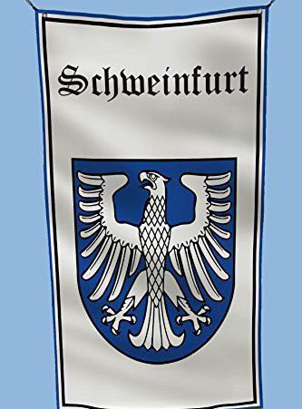Schweinfurt Germany Coat Of Arms Garage Hangar Basement Flag