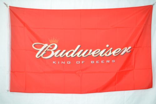 Budweiser Advertising Promotional订制MLB NHL NFL NBA旗帜大学