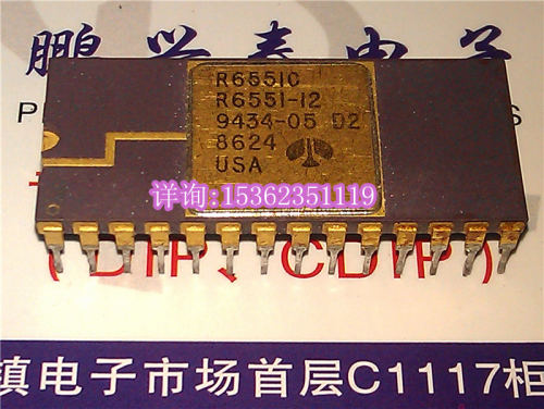 R6551C  R6551-12  解焊 镀金陶瓷集成 USA产 ROCKWELL 老CPU保用
