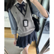 津优高校 瞳福新品 原创正统jk制服裙TR校供感小格子长裙学院风