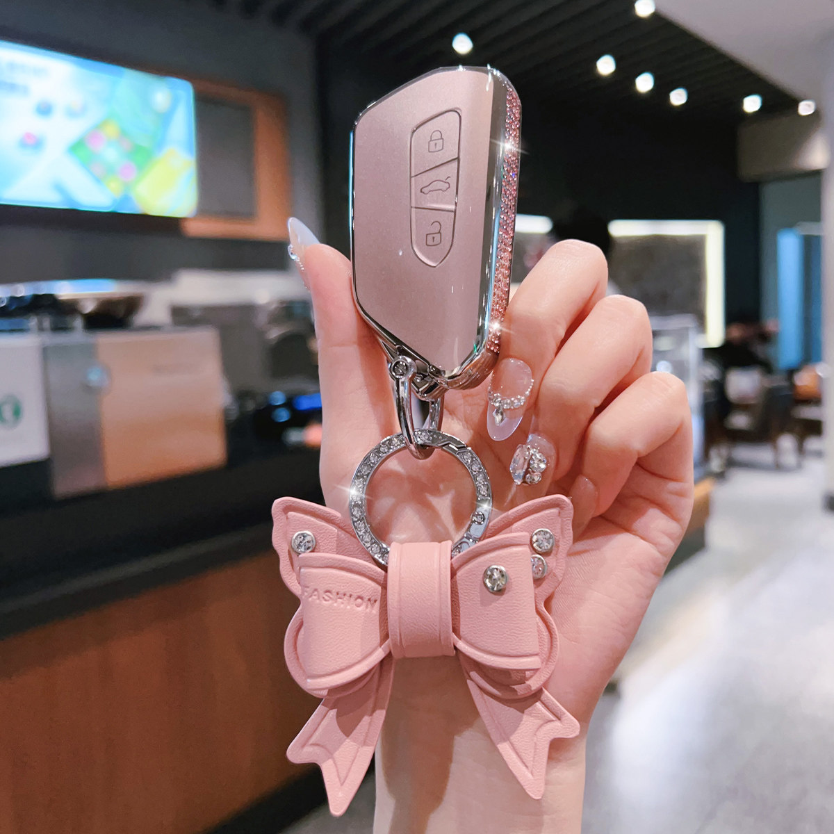 大众钥匙套迈腾b9途昂x凌渡l车id3途观id4扣帕萨特pro揽巡25款b8