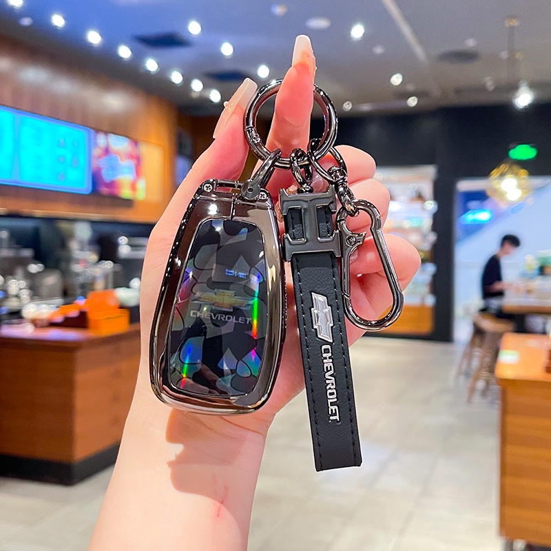 适用15-20款雪佛兰科鲁兹钥匙套折叠科鲁兹钥壳创酷创界赛欧扣包