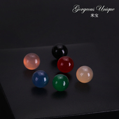 玛瑙纽扣防走光领口小领针高档胸针 简约百搭连衣裙V领固定扣配饰