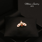 衬衫 米宝定制款 气质百搭蜜蜂小胸针日韩可爱夏季 领口防走光固定扣