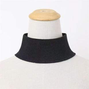 7cm套头卫衣领口半高领高领领口罗文领子螺纹领圆领假领子新款