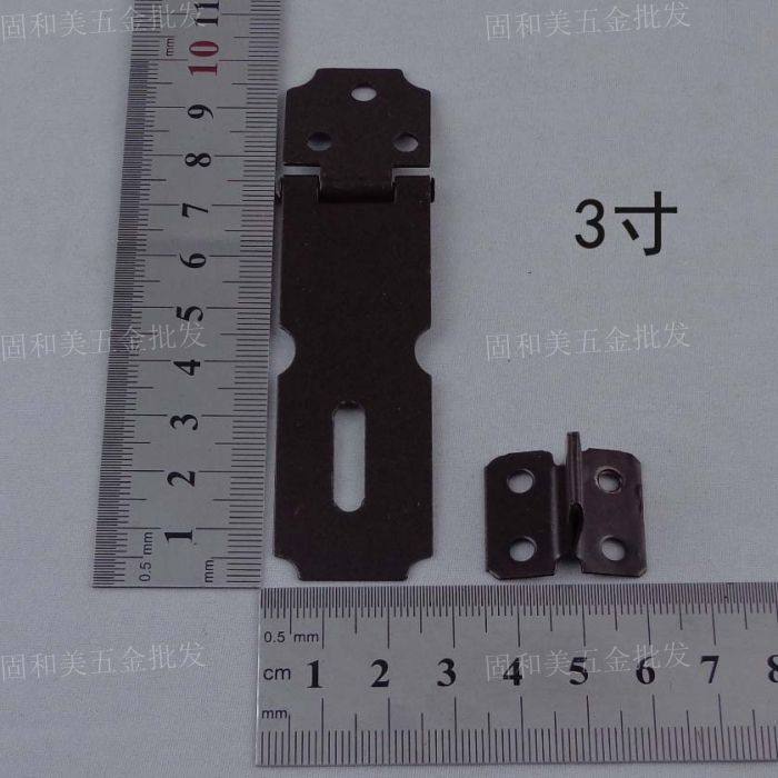 3寸暗箱扣 特价 尖头 挂锁扣 扣搭 暗箱扣 门扣 木箱扣 0.4元