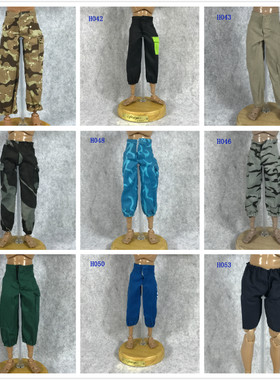服装6分配件迷彩战地短裤兵人