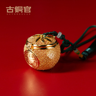 平平安安挂件花丝工艺品车载挂饰节日母亲节礼物全铜香薰摆件礼品