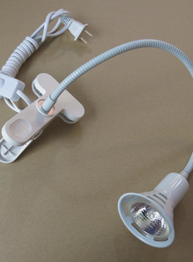 220V MR16 35W/50W卤素射灯软管式移动夹子灯 饰品直播照明灯具