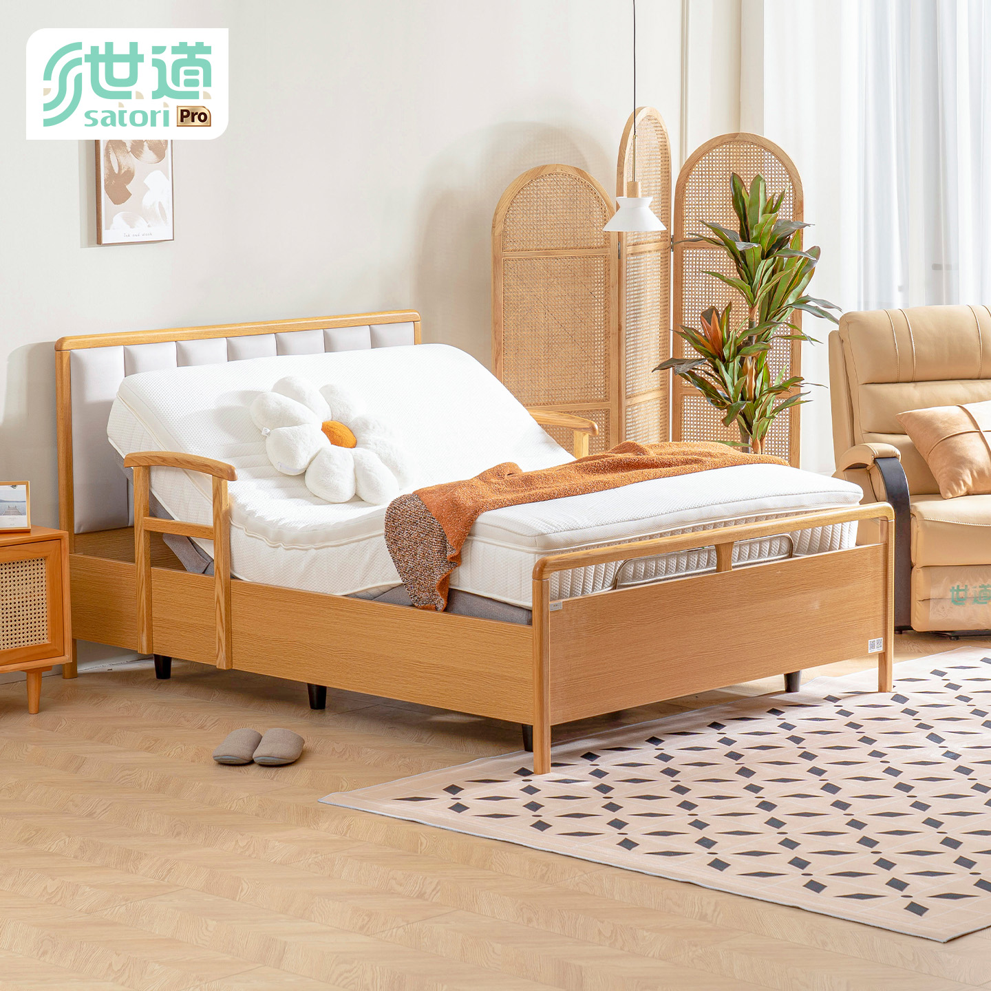 世道弧形护脊电动护理床免费安装