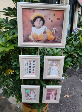 创意10寸组合挂墙相框联体麻绳挂式相片框五连五组合照片墙装饰