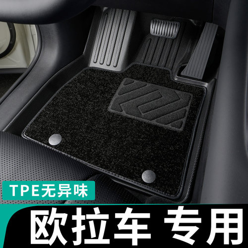 专为欧拉车型定制无异味全包脚垫