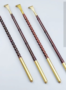 铜头檀木痒痒挠老头乐不求人抓痒器靶子抓背器红木小扒子家用神器