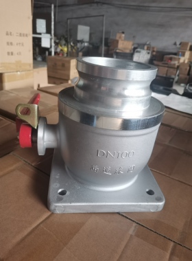 铝合金单向阳端球阀槽车油罐车球阀法兰阀