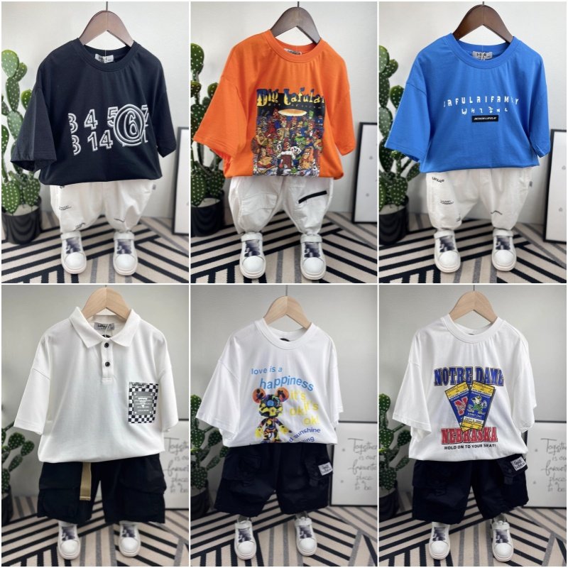 断码处理啦芙莱大E小e童乐鱼牛哆哆童装男童女童卡通短袖儿童T恤,童装/婴儿装/亲子装,T恤,淘宝优惠券,粉丝福利购,淘宝优惠卷