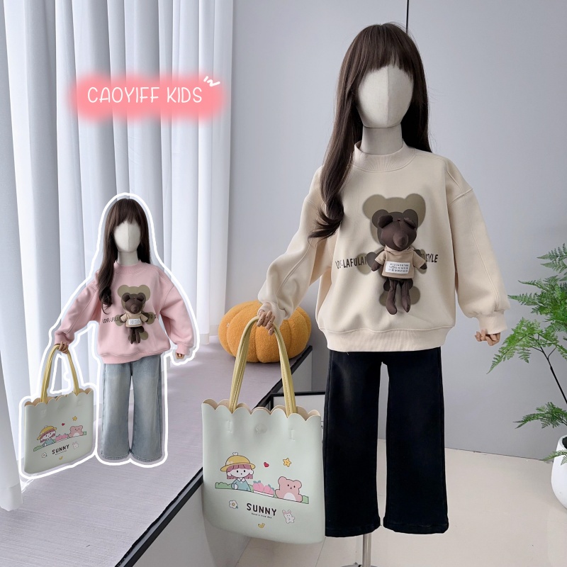 啦芙莱冬季女童棉韩版卫衣