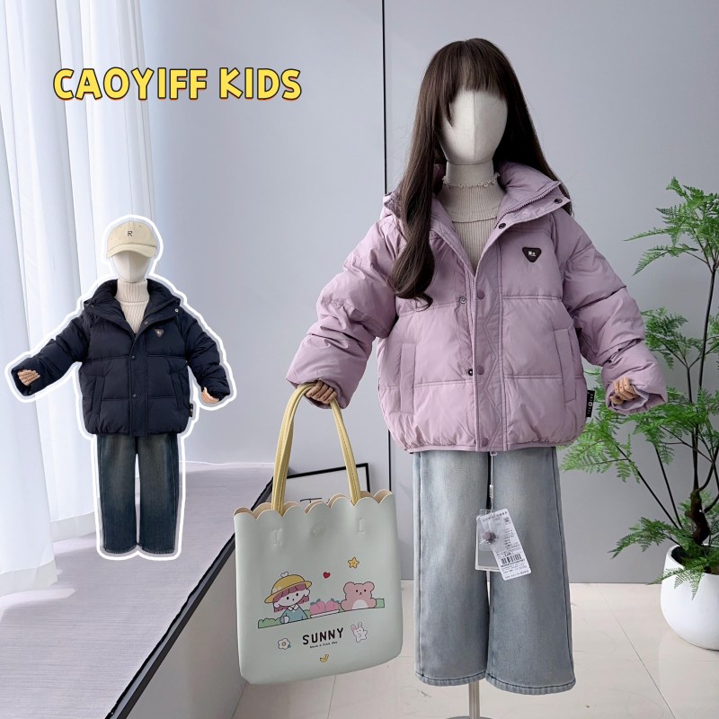 啦芙莱常规加厚男女童羽绒服外套