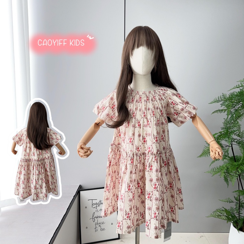啦芙莱童装2025夏季新款儿童小花田园风洋气女童小淑女连衣裙9929