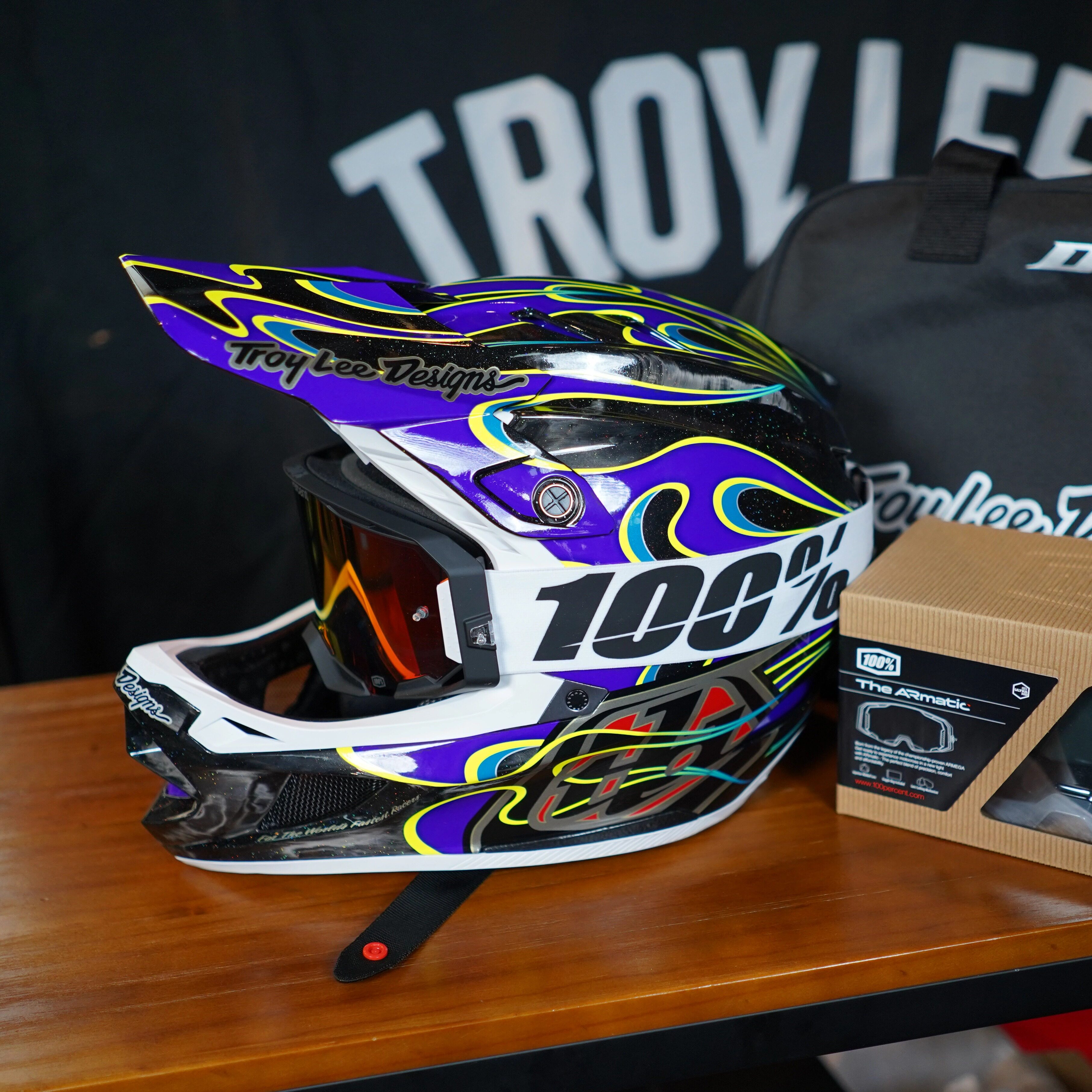 美国100% Armatic越野风镜越野摩托车山地车风镜防风沙