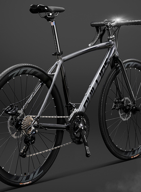 菲利普铝合金公路车自行车竞速级超轻快平把赛车男士女款成人单车