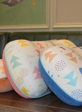 四季透气乳胶足枕办公室午睡枕餐桌椅垫汽车靠垫沙发垫软垫子