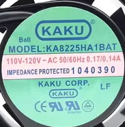 KAKU卡固 110V 0.17A 轴承散热风扇 KA8225HA1SAL
