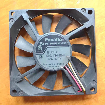 全新风扇 FBK08T24H 0.17A 8CM 8015 24V 带检测报警车床散热风机