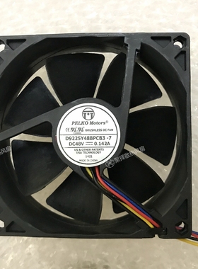 原装D9225Y48BPCB3-7硬盘DC48V 0.142A 9cm散热风扇 四线 PWM