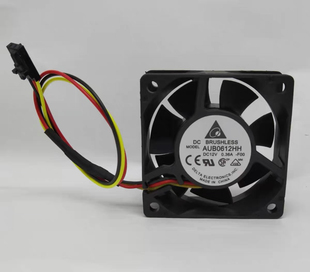 台达 AUB0612HH Delta 6025 3线测速散热风扇 大风量6厘米 原装