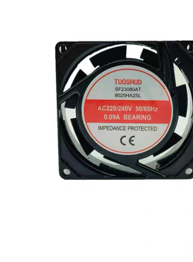 SF23080AT 8025HA2SL/BL 全新TUOSHUO 220V 0.09A机柜散热风扇8CM