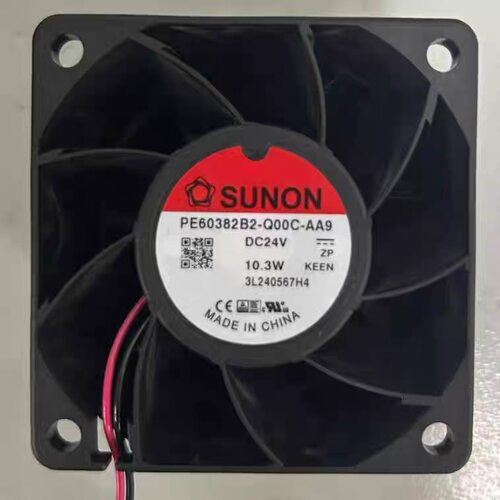 全新建准SUNON PE60382B2-Q00C-AA9 DC24V 10.3W 6CM厘米散热风扇