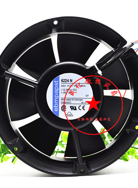 EBMPAPST 24V风扇TYP 6224N/9/12/NHA/17HT/HAU 6224NH/NHR/NT/NM