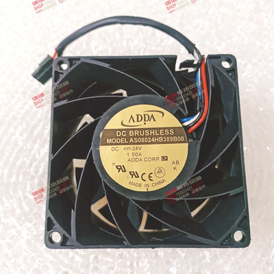 原装协禧AS08024HB389B00 24V 1.5A 8038 3.4线PWM变频器风扇