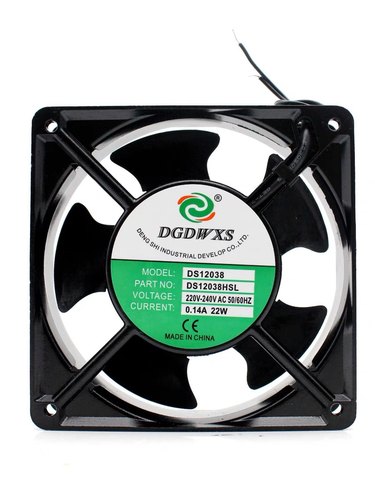 DGDWXS风扇DS12038轴流风机DS12038HSL静音散热工业风扇220V