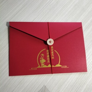 单个廉洁家书信封专拍