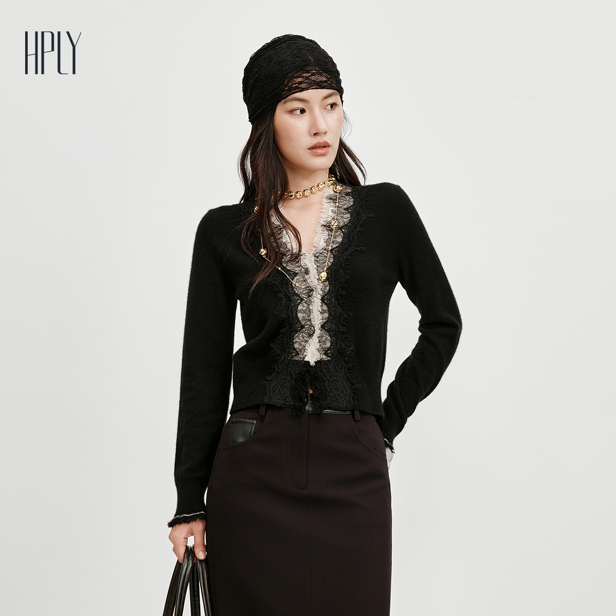 经典V领 法式优雅 多元蕾丝