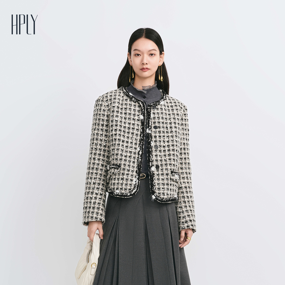 编织包边 宽松H型 简约华丽