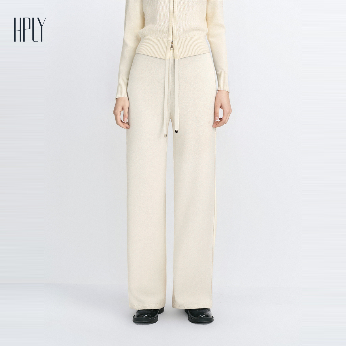 阔腿版型 松紧抽绳 温柔慵懒