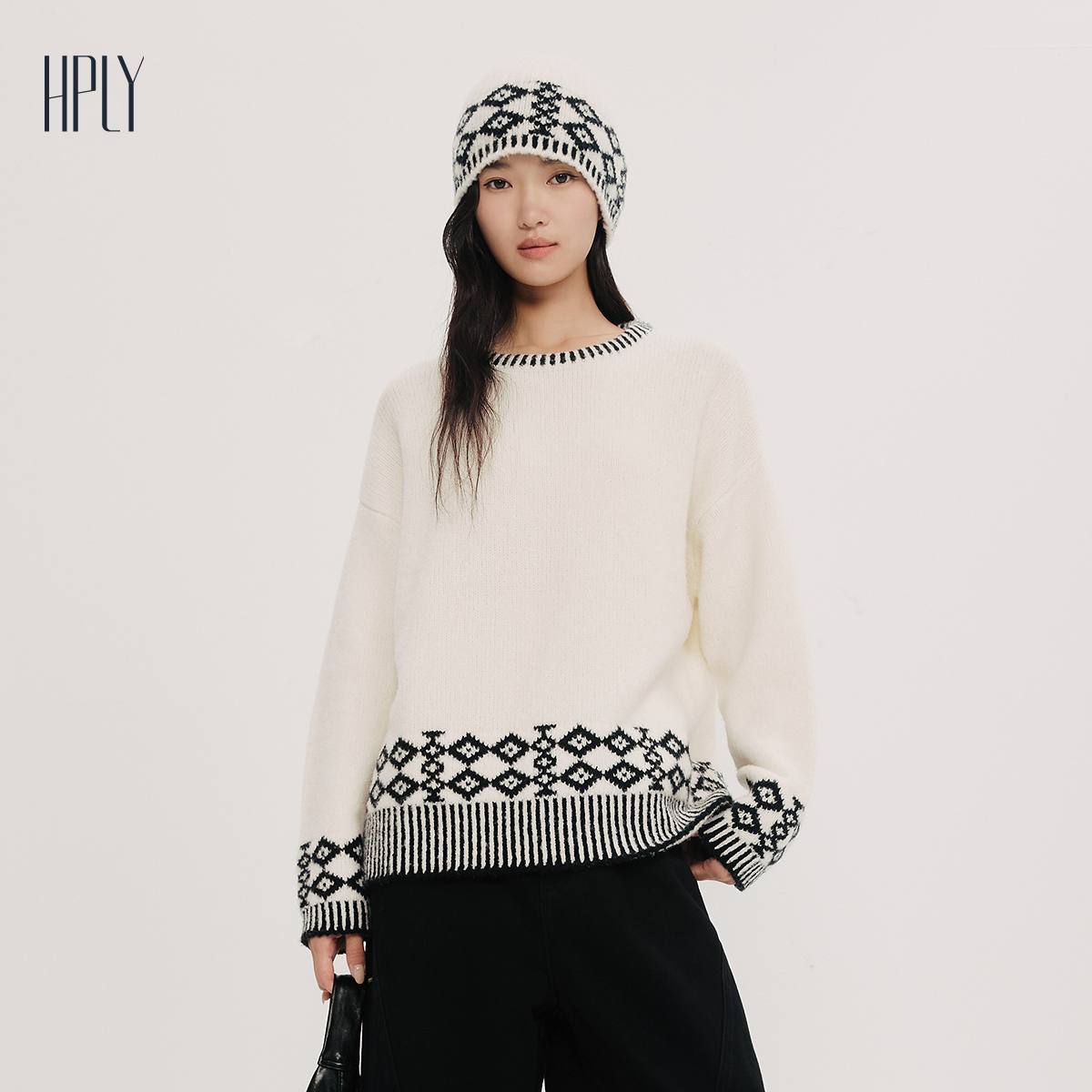 荷比俪+绵羊毛+随单赠送帽子