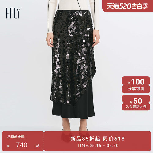 层次感 复古亮片 显瘦A型