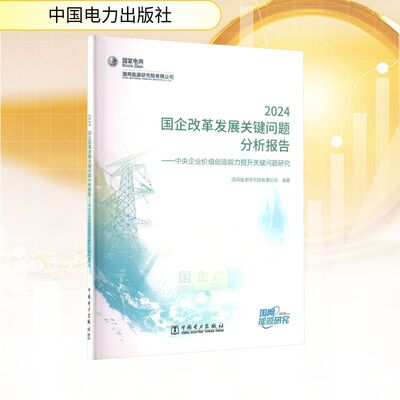 国企改革发展关键问题分析报告 2024——中央企业价值创造能力提升关键问题研究 中国电力出版社