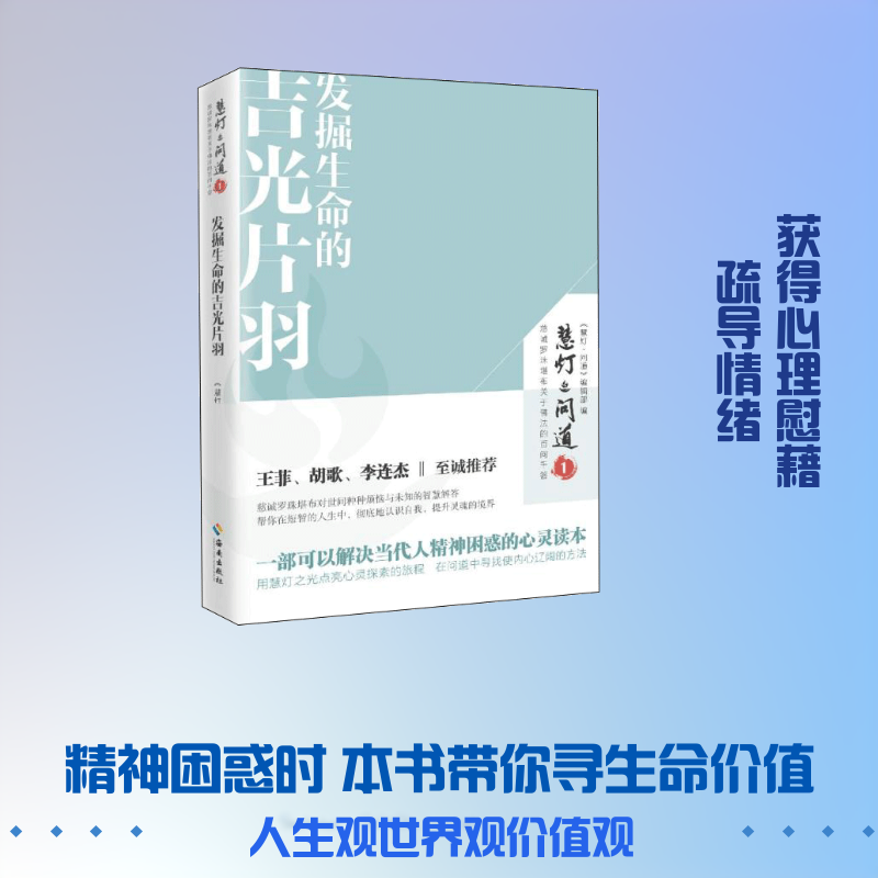 发掘生命的吉光片羽 海南出版社 《慧灯？问道》编辑部 著 - 实物图