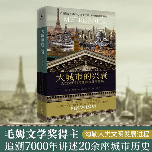 大城市的兴衰 英·本·威尔逊代表作 跨越7000年26个世界城市的神奇文明之旅 获《华尔街日报》等权威赞誉 人类文明 历史地理人文G