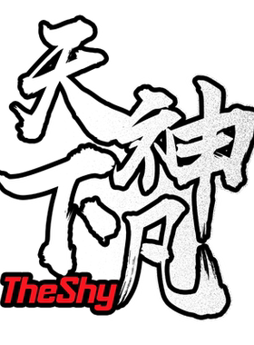 WBG战队TheShy天神下凡反光车贴
