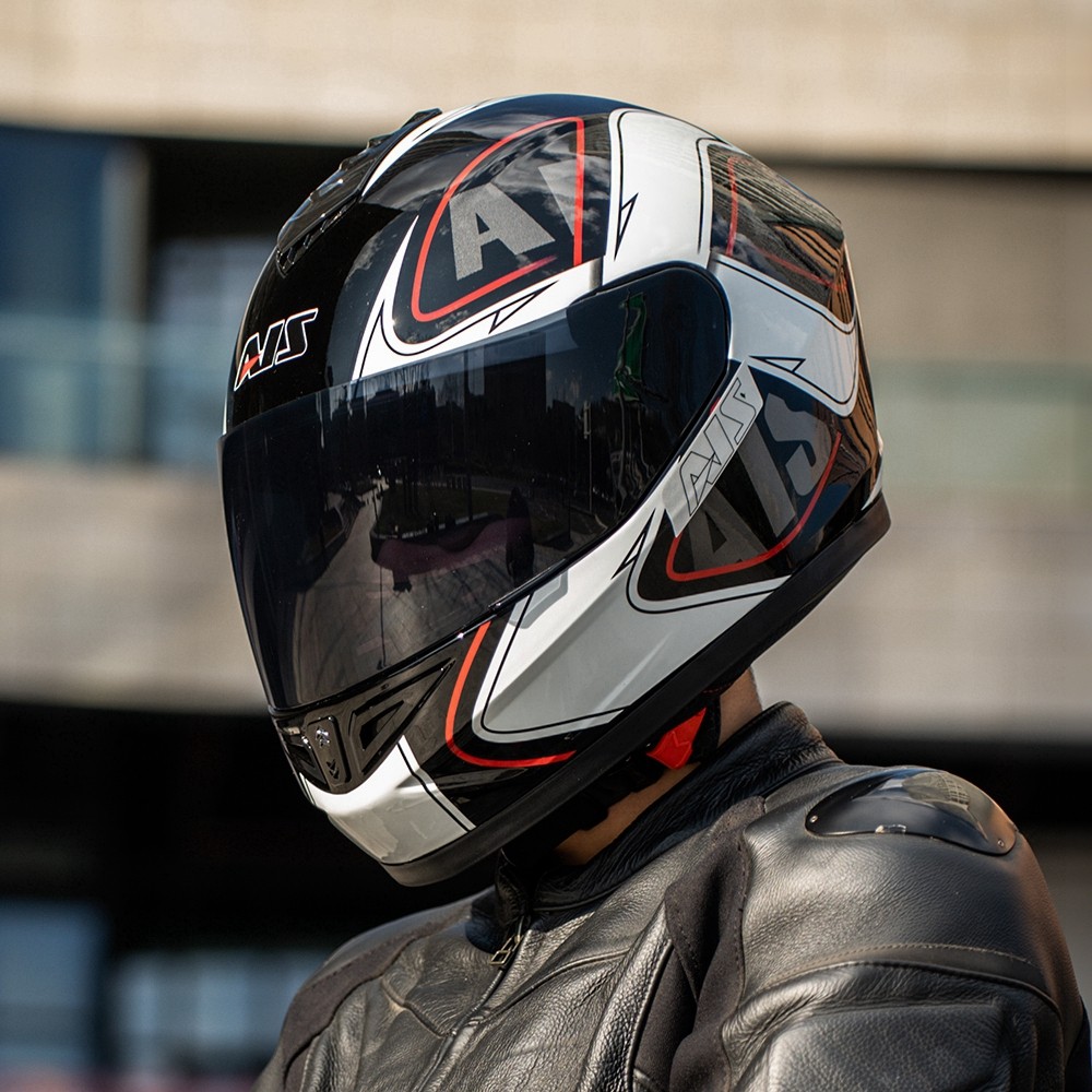 艾狮男女摩托车头盔全盔机车个性犄角四季冬季电动安全帽灰3c认证