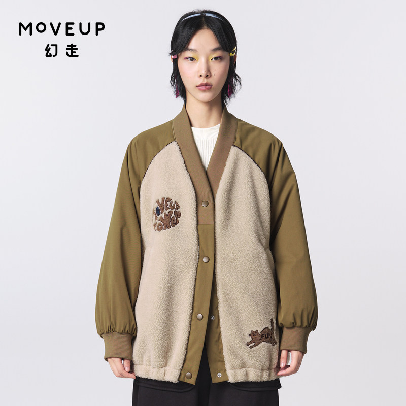 冬季中长款绣花Moveup设计师