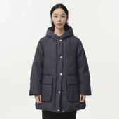 yangyang系列连帽大口袋丈根中长款 MOVEUP幻走2024冬季 新品 羽绒服