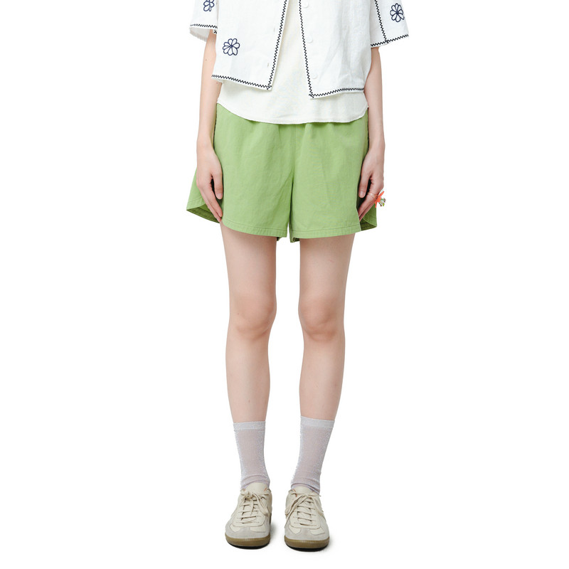 MOVEUP幻走2025夏季新品yangyang系列纯棉松紧腰大贴袋休闲短裤女,女装/女士精品,休闲裤,淘宝优惠券,粉丝福利购,淘宝优惠卷