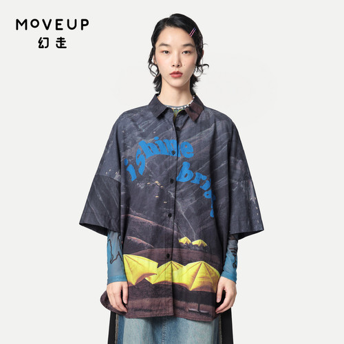 纯棉设计师Moveup春季趣味